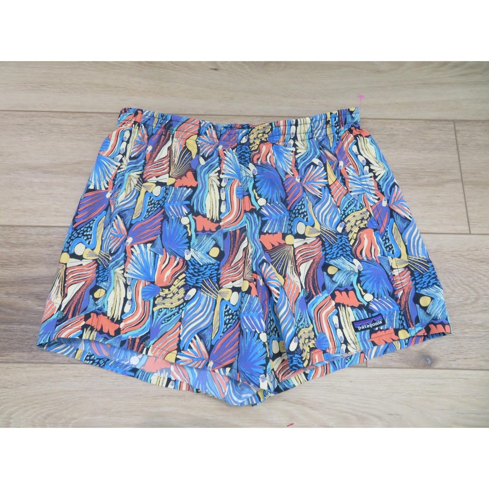 Patagonia Shorts Mens Small Multicolor Baggies 5" Abstract Print Swim Trunks